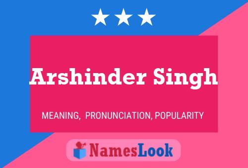 Arshinder Singh Naam Poster