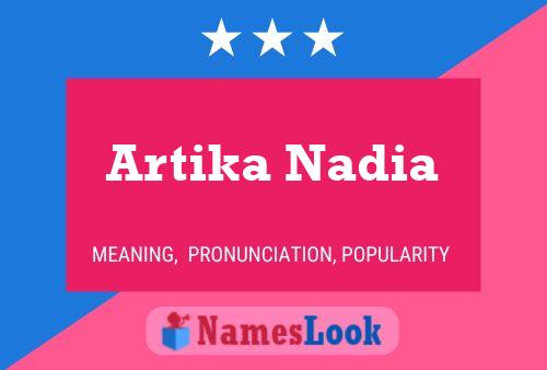 Artika Nadia Naam Poster