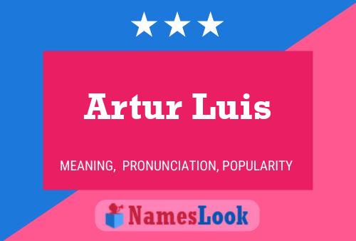 Artur Luis Naam Poster