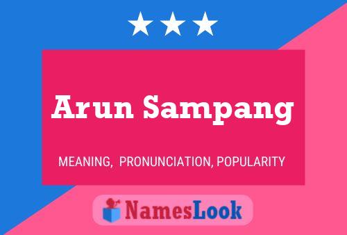 Arun Sampang Naam Poster