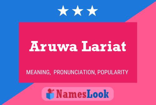 Aruwa Lariat Naam Poster