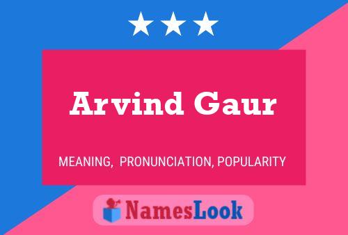 Arvind Gaur Naam Poster