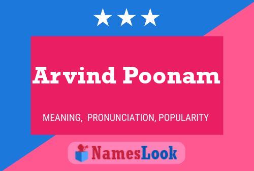 Arvind Poonam Naam Poster