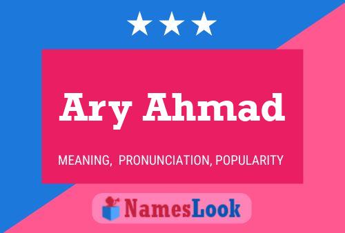 Ary Ahmad Naam Poster