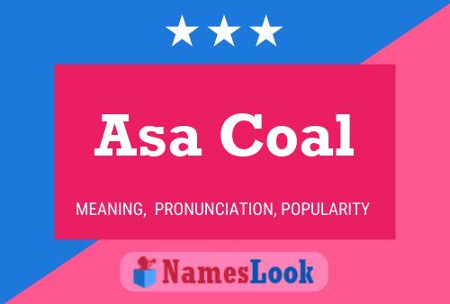 Asa Coal Naam Poster