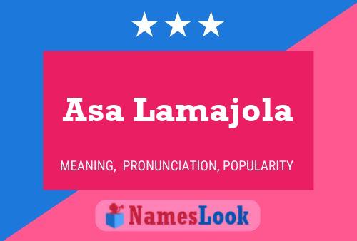 Asa Lamajola Naam Poster