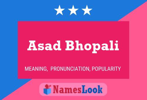 Asad Bhopali Naam Poster