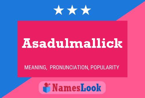 Asadulmallick Naam Poster