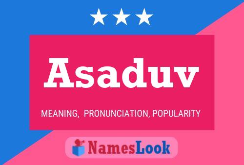 Asaduv Naam Poster