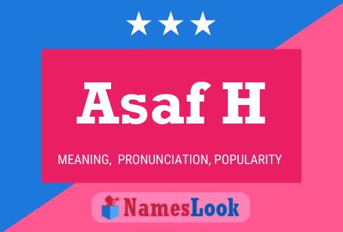 Asaf H Naam Poster