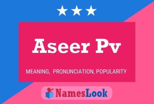 Aseer Pv Naam Poster