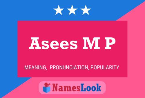 Asees M P Naam Poster