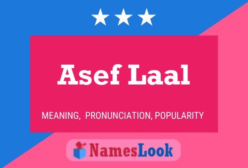 Asef Laal Naam Poster