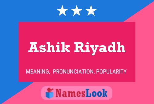 Ashik Riyadh Naam Poster