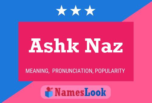 Ashk Naz Naam Poster