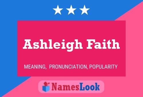 Ashleigh Faith Naam Poster