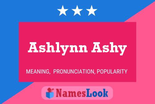 Ashlynn Ashy Naam Poster