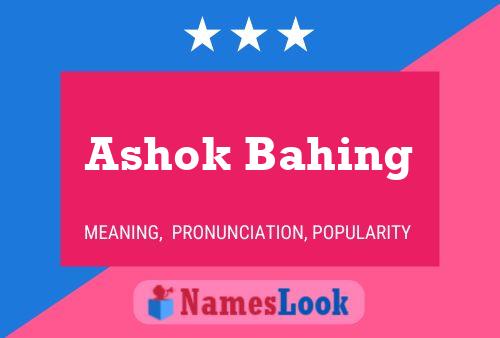 Ashok Bahing Naam Poster