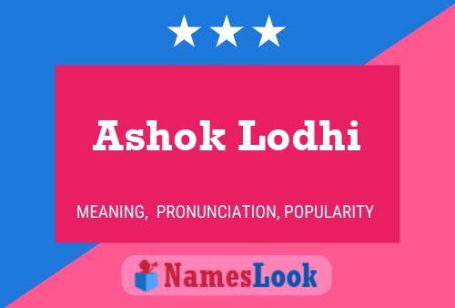 Ashok Lodhi Naam Poster