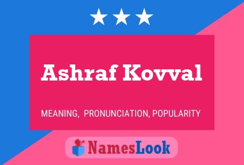 Ashraf Kovval Naam Poster