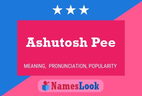 Ashutosh Pee Naam Poster