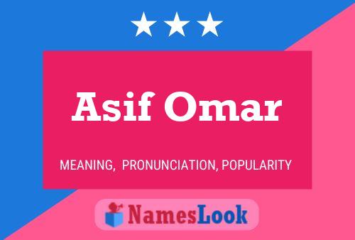 Asif Omar Naam Poster