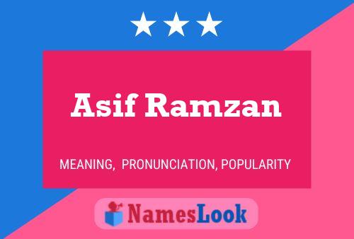 Asif Ramzan Naam Poster