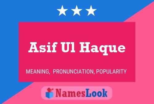 Asif Ul Haque Naam Poster