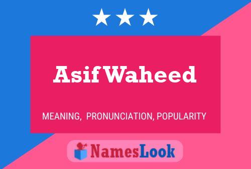 Asif Waheed Naam Poster