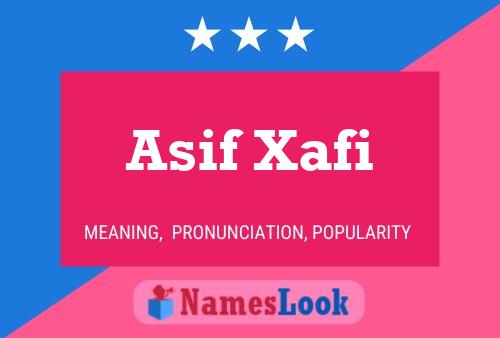 Asif Xafi Naam Poster