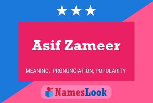 Asif Zameer Naam Poster