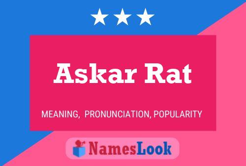 Askar Rat Naam Poster