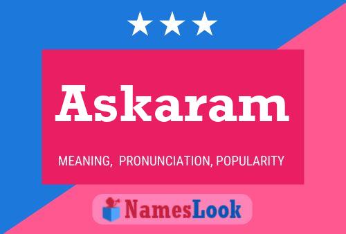 Askaram Naam Poster