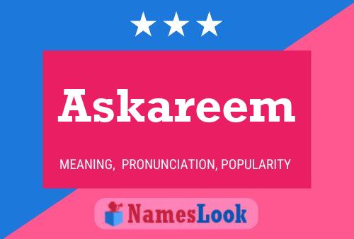 Askareem Naam Poster