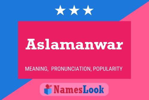 Aslamanwar Naam Poster