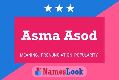 Asma Asod Naam Poster