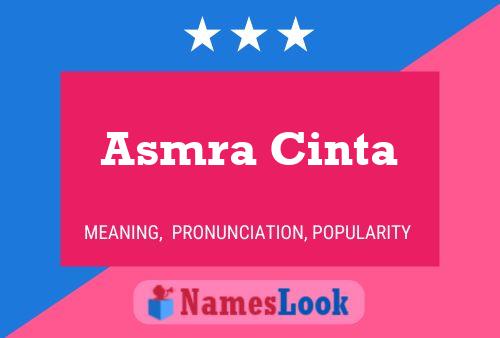 Asmra Cinta Naam Poster