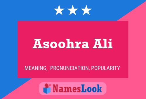 Asoohra Ali Naam Poster