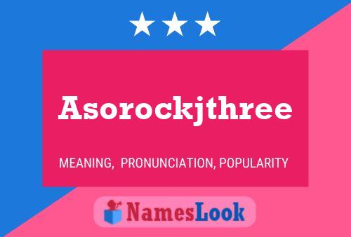 Asorockjthree Naam Poster