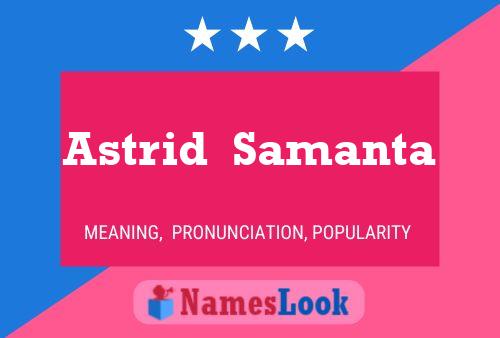 Astrid  Samanta Naam Poster