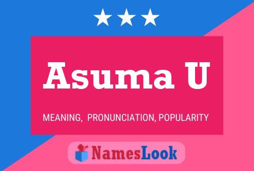 Asuma U Naam Poster