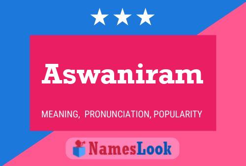 Aswaniram Naam Poster