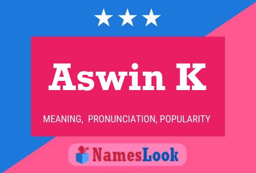 Aswin K Naam Poster