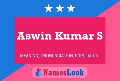 Aswin Kumar S Naam Poster