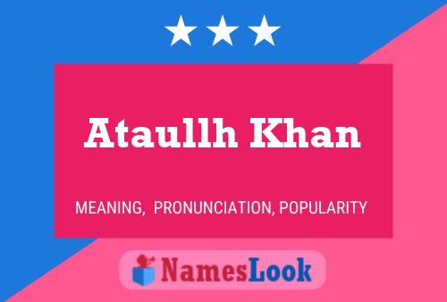 Ataullh Khan Naam Poster