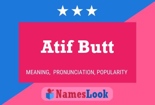 Atif Butt Naam Poster