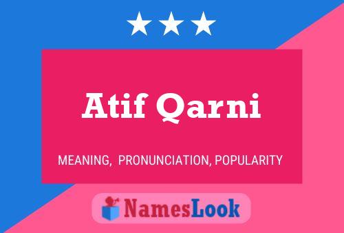 Atif Qarni Naam Poster