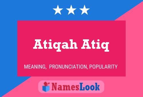 Atiqah Atiq Naam Poster