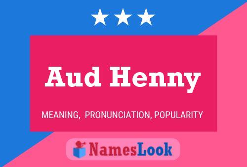 Aud Henny Naam Poster