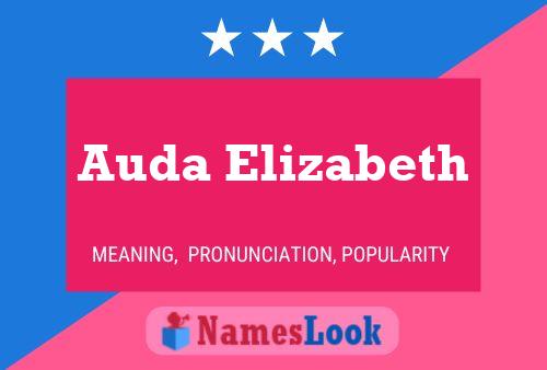 Auda Elizabeth Naam Poster